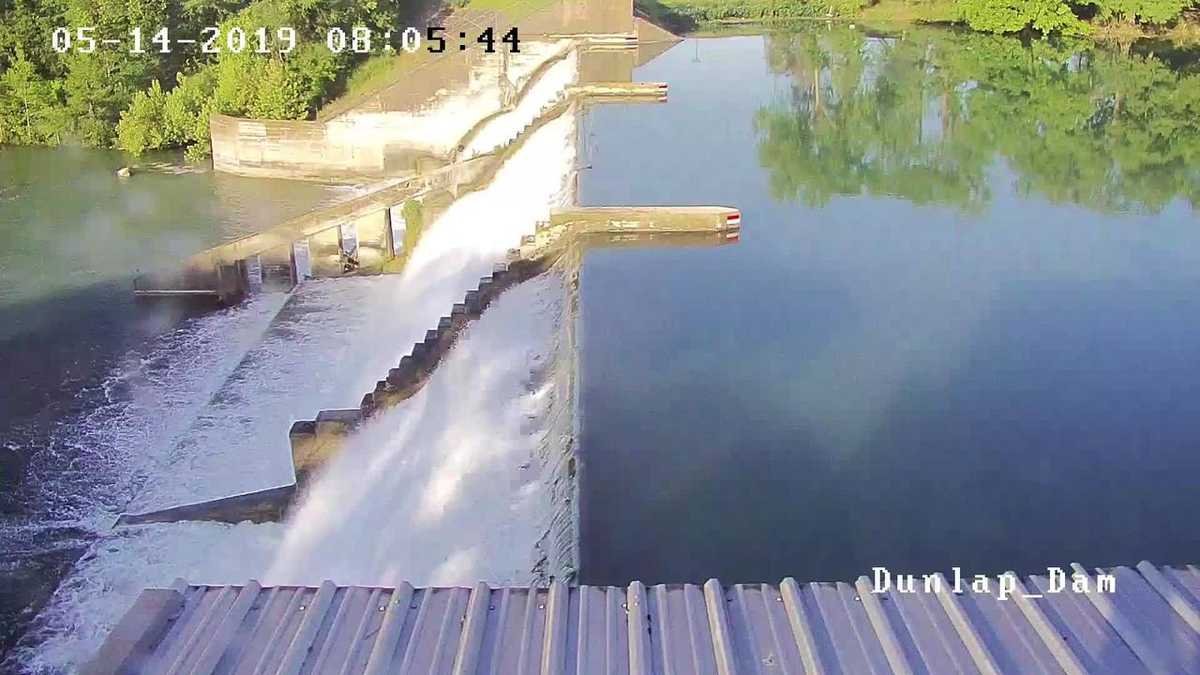 Whoa! Video shows exact moment dam's spill gate collapses