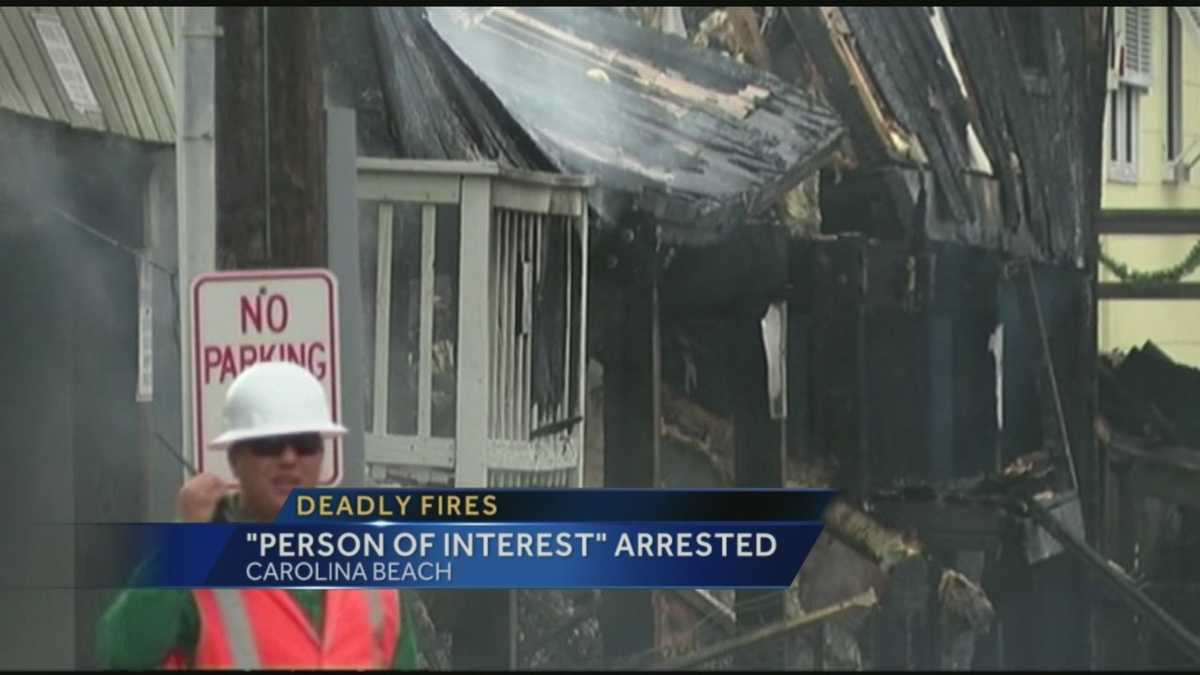 Suspect charged in fatal Carolina Beach blaze