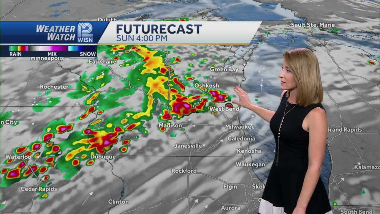 Videocast: Hot With Storm Chances Sunday