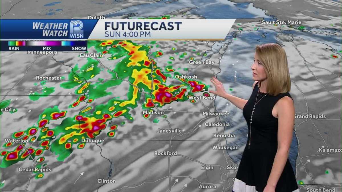 Videocast: Hot with storm chances Sunday