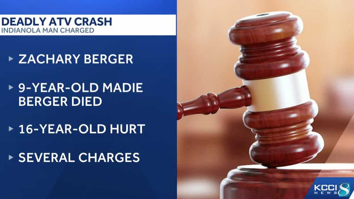 Indianola man charged in connection to deadly ATV crash in South Dakota