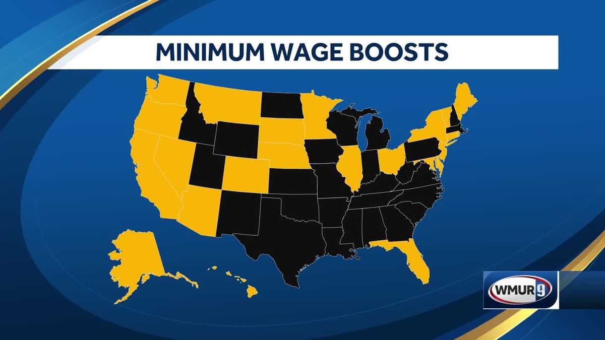 Minimum wage to increase for every New England state in 2024, except NH
