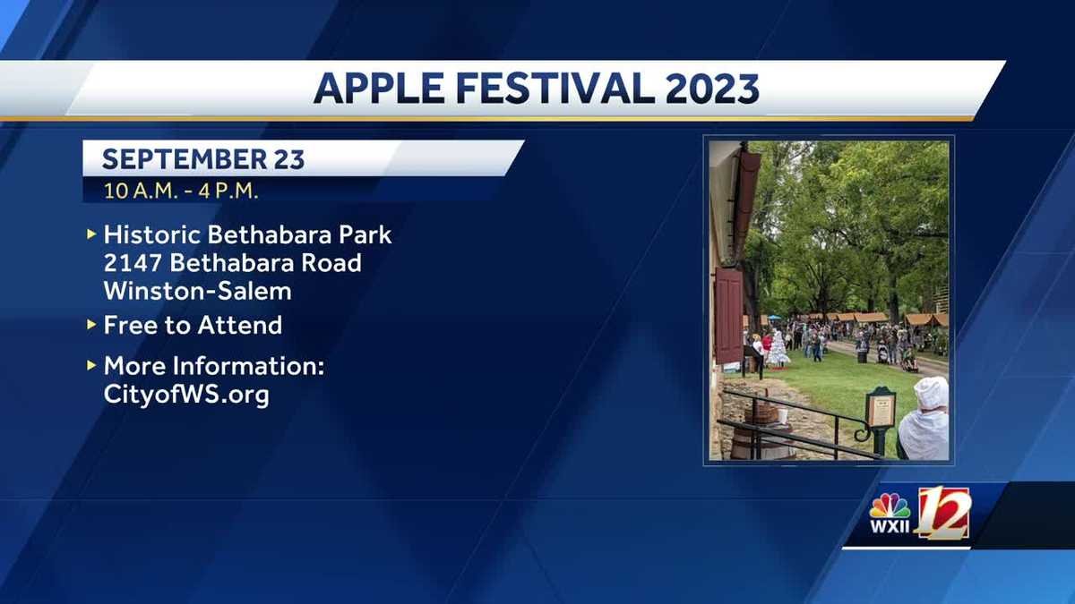 Historic Bethabara Park's Apple Festival kicks off fall programming