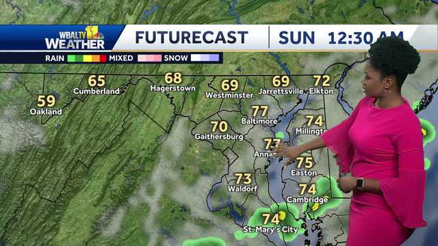 Increasing clouds tonight 