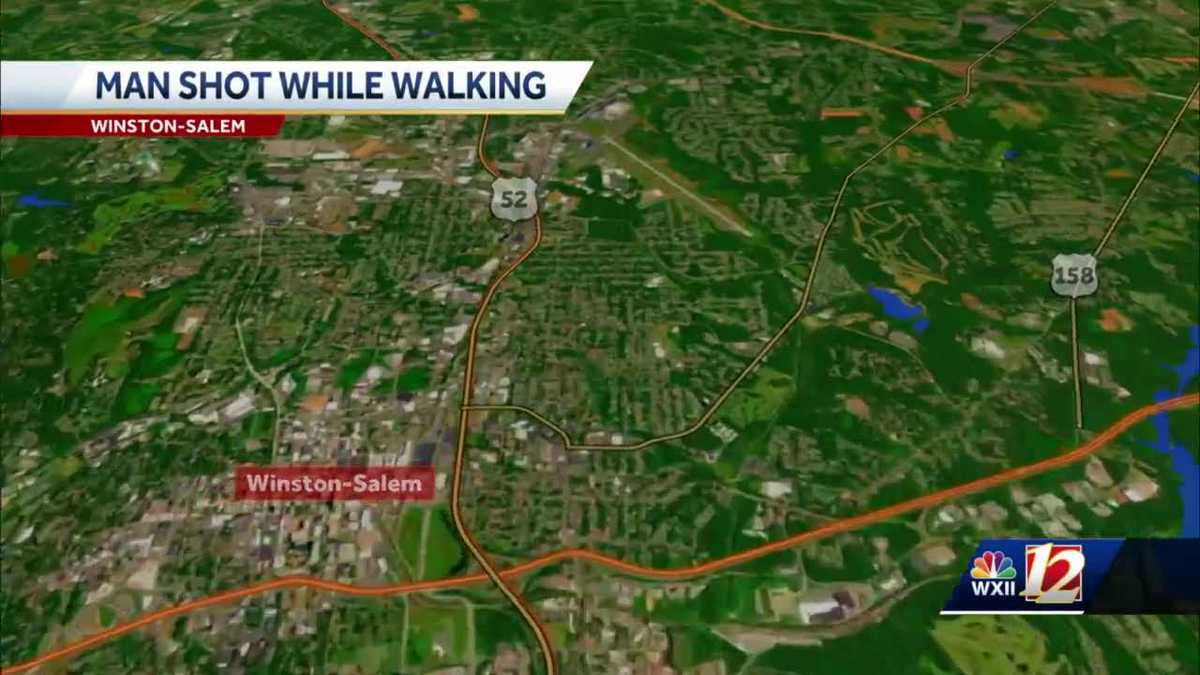Winston-Salem man shot while walking on East 23rd Street