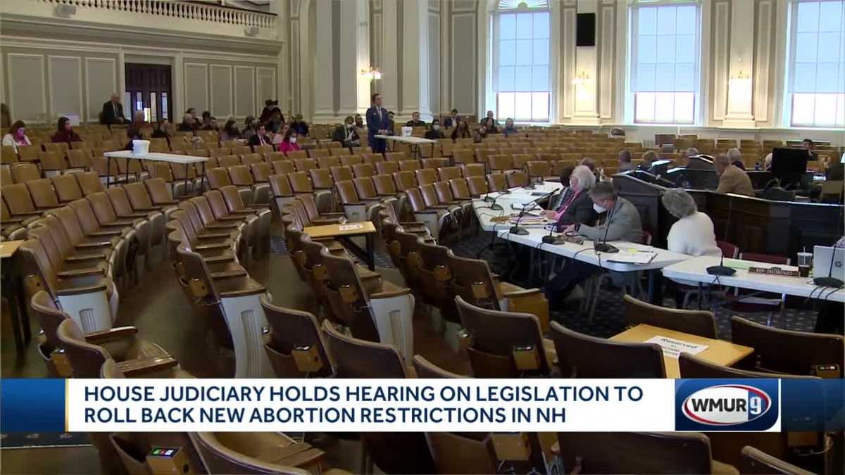 House Judiciary Committee holds hearing on legislation to roll back new abortion restrictions in NH