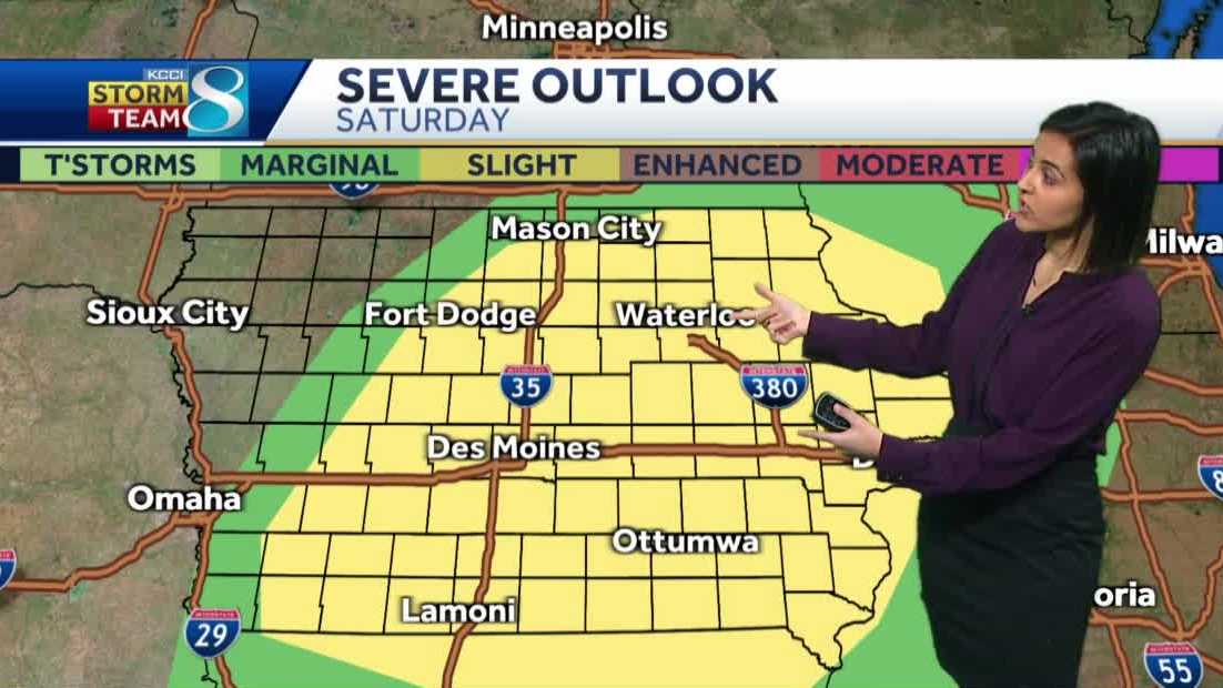 Forecast: Expect flurries ahead of severe storm chances