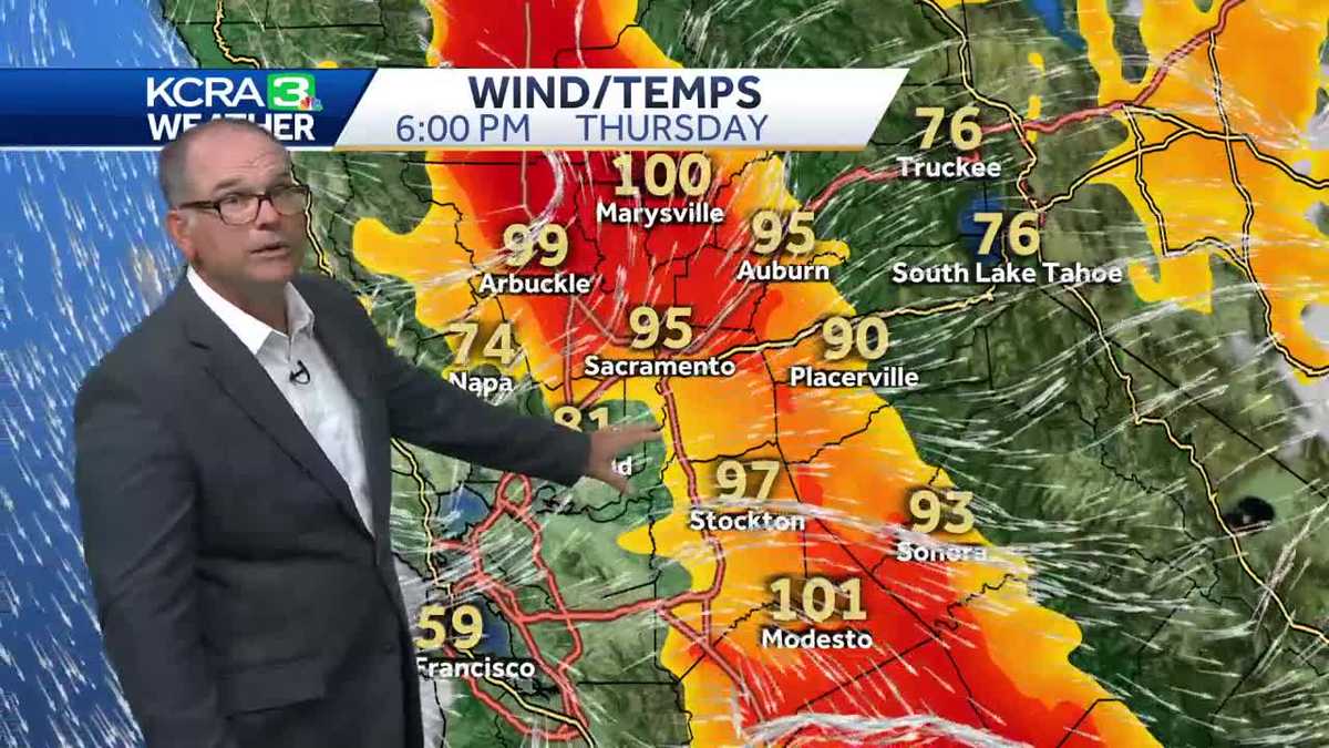 Northern California forecast Delta breeze will bring slight relief from aboveaverage temperatures KCRA Sacramento Northern California forecast Delta breeze will bring slight relief from aboveaverage temperatures KCRA Sacramento