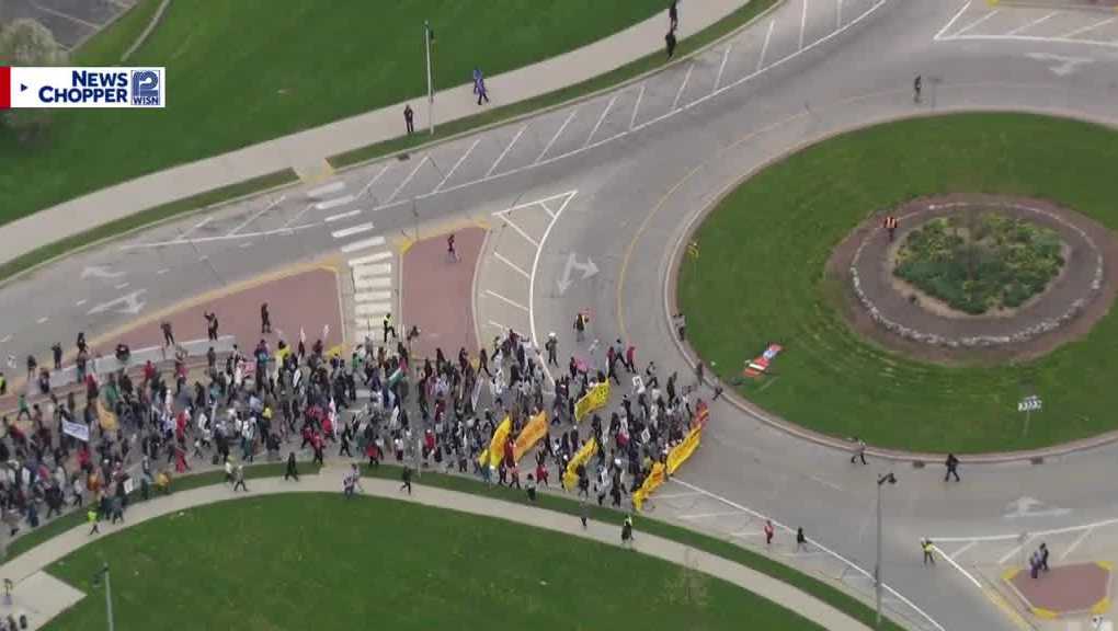 May Day March: Hundreds rally for workers' rights in Milwaukee