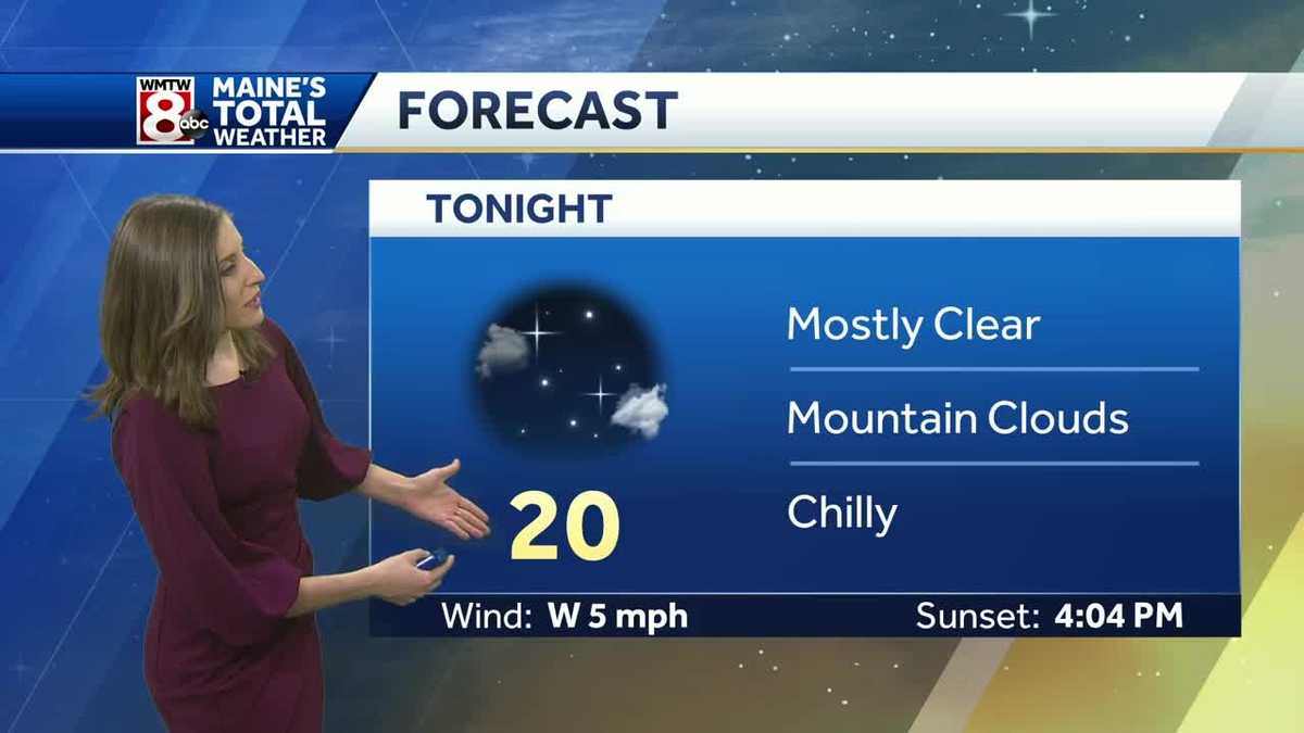 Mostly clear and chilly tonight