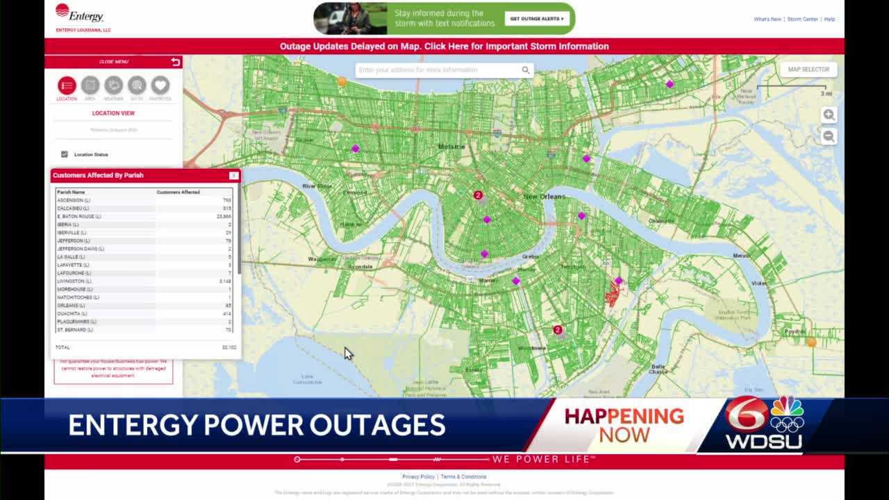 Entergy New Orleans Power Outage Map - Oconto County Plat Map