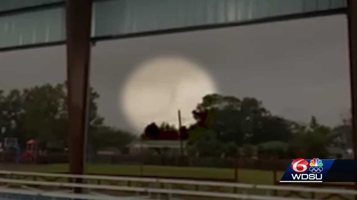 Metairie storm damage straightline winds