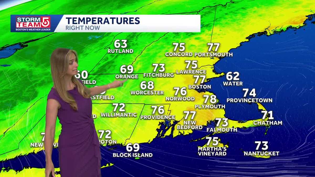 Mostly sunny Tuesday before rain chances