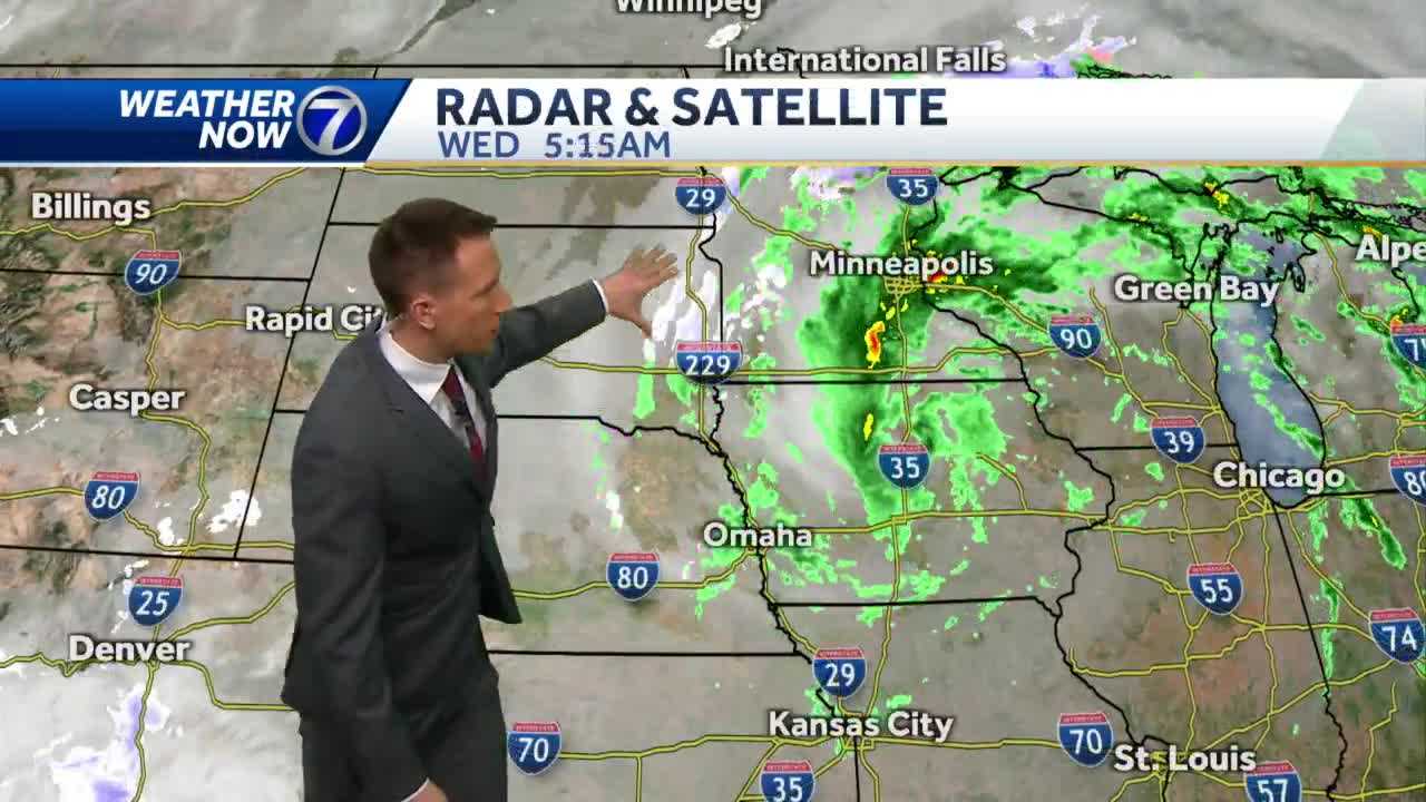 Rain Moves Out Early Wednesday, Staying Cloudy And Cool