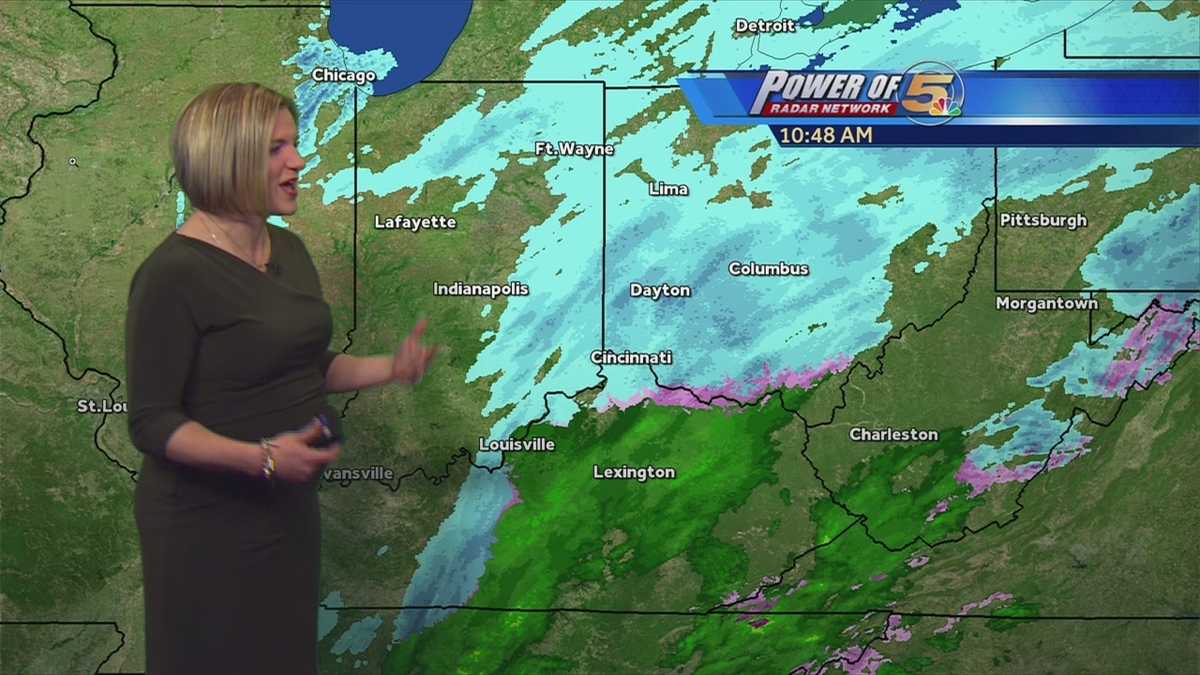 Snow tapers off this afternoon