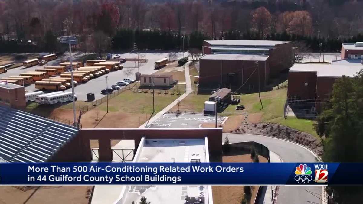 Hundreds of HVAC work order repairs for Guilford County Schools