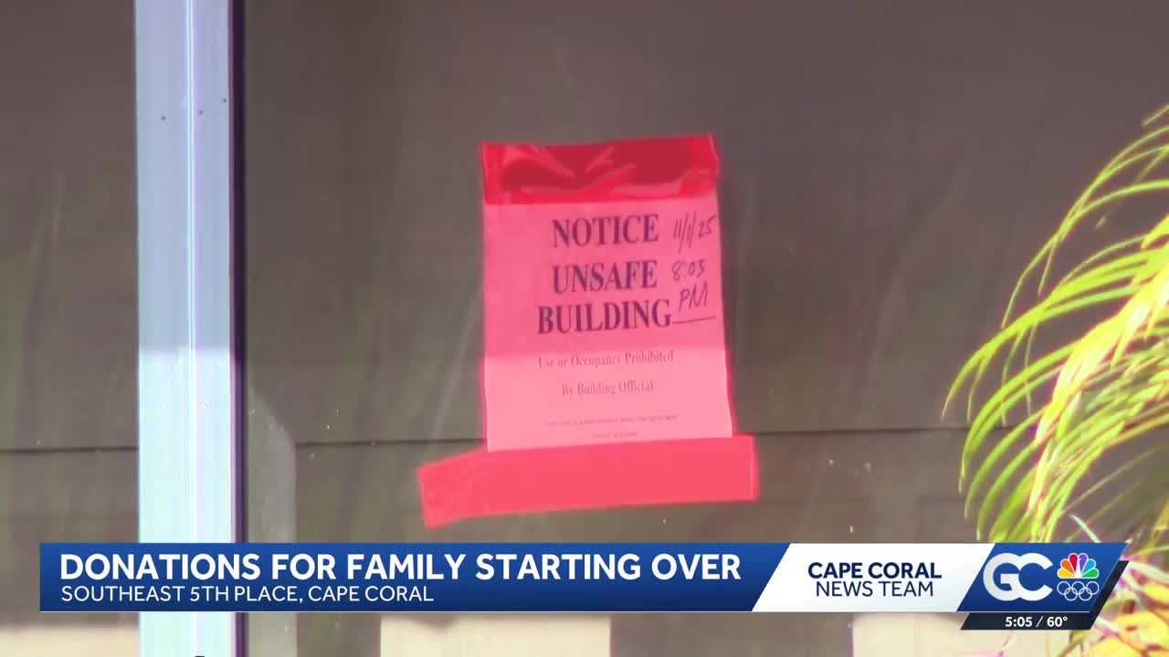 Cape Coral community supports family after house fire | Naples FM Talk