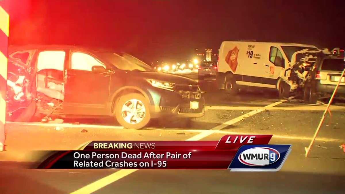 Woman Dead After Pair Of Related Crashes On I 95