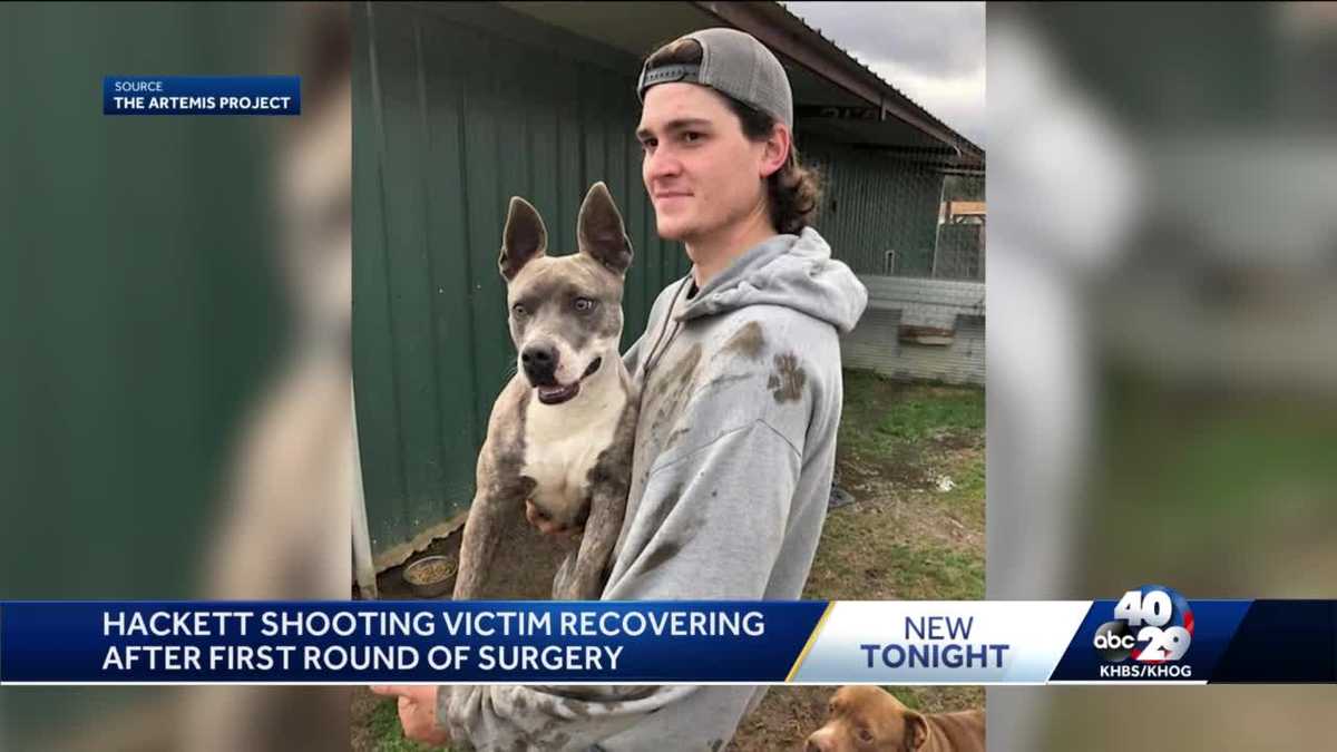 Hackett shooting victim shares message amid recovery