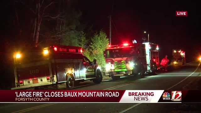 North Carolina: Large working fire causes road closure in Walkertown, officials say - Vimarsana News