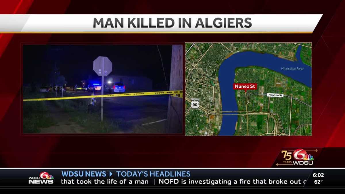 NOPD investigates deadly shooting in Algiers