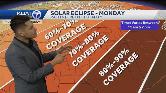 Here's how much of the eclipse you'll see in New Mexico