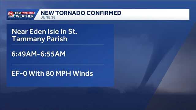 National Weather Service confirms ten tornadoes touched down on June 18-June 19