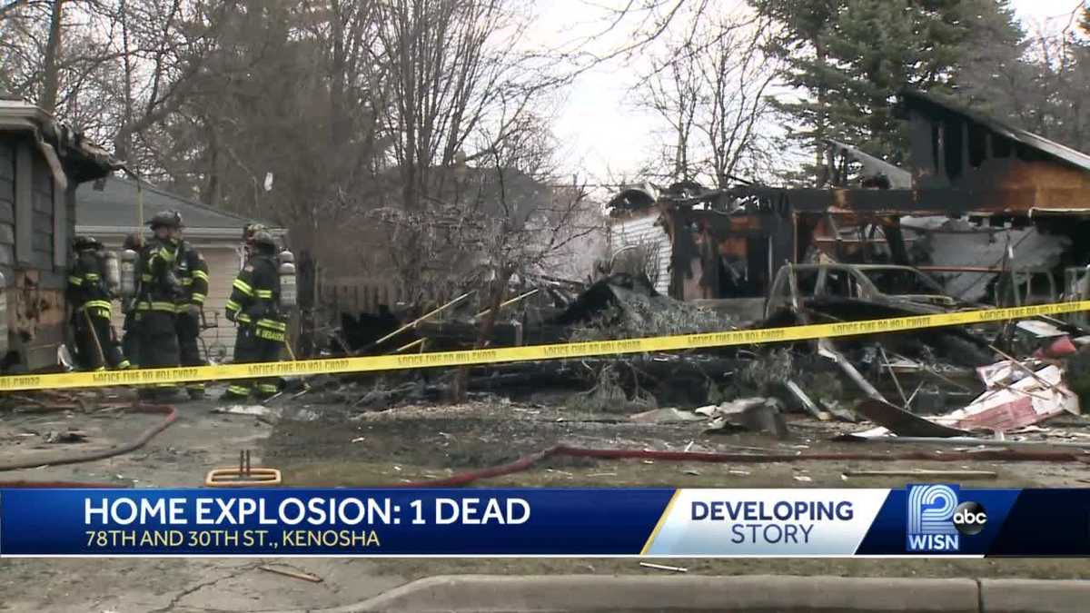 1 feared dead, 2 injured in Kenosha house explosion