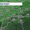 Comfortable weather coming, not as humid the next few days