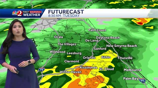 Orlando severe threat: Strong storms and showers expected Tuesday - Vimarsana News