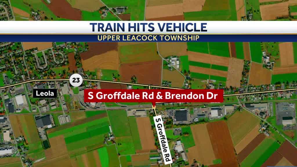 Crews respond to vehicle hit by train in Lancaster County