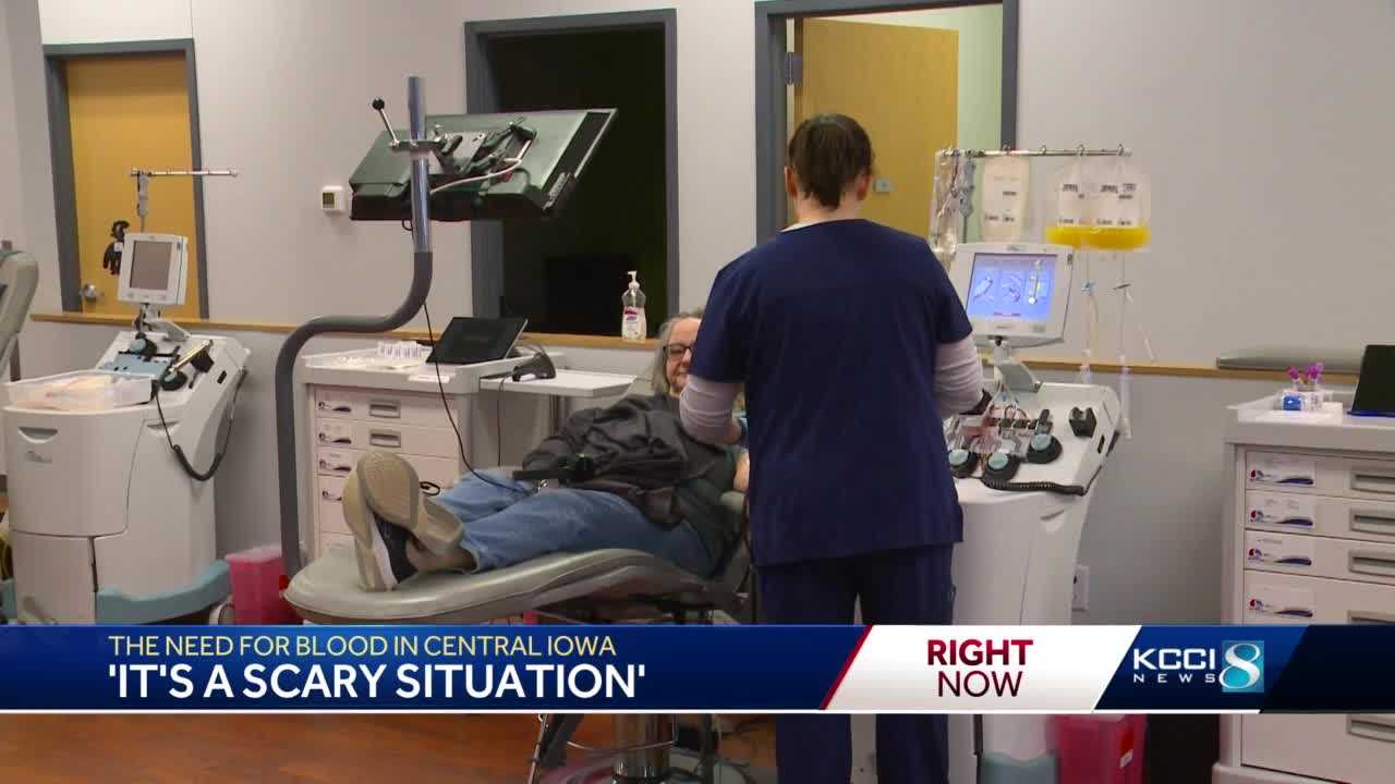 LifeServe Blood Center: Blood Donations Needed In Central Iowa