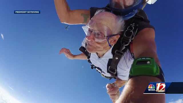 Local 94-year-old jumps 13,000 feet in first skydiving experience - Vimarsana News