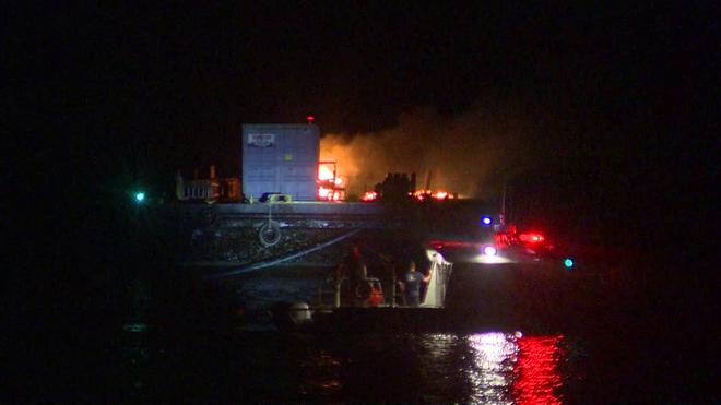 marble head boat fire