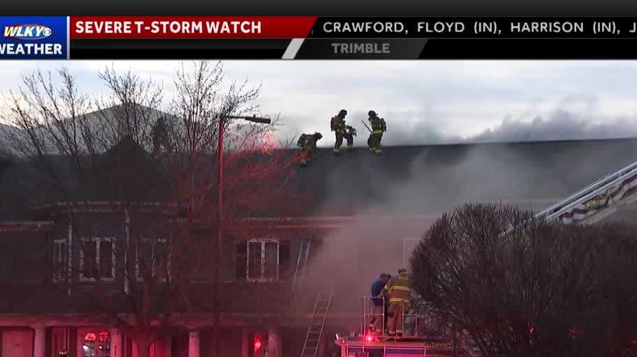 2 people hospitalized after fire breaks out at east Louisville assisted ...