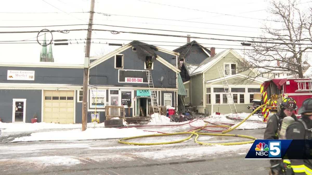 Multiple crews battle morning fire in Winooski, Vermont