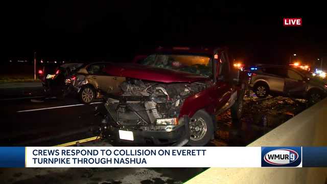 Five vehicles involved in wrong-way crash on Everett Turnpike in Nashua - Vimarsana News