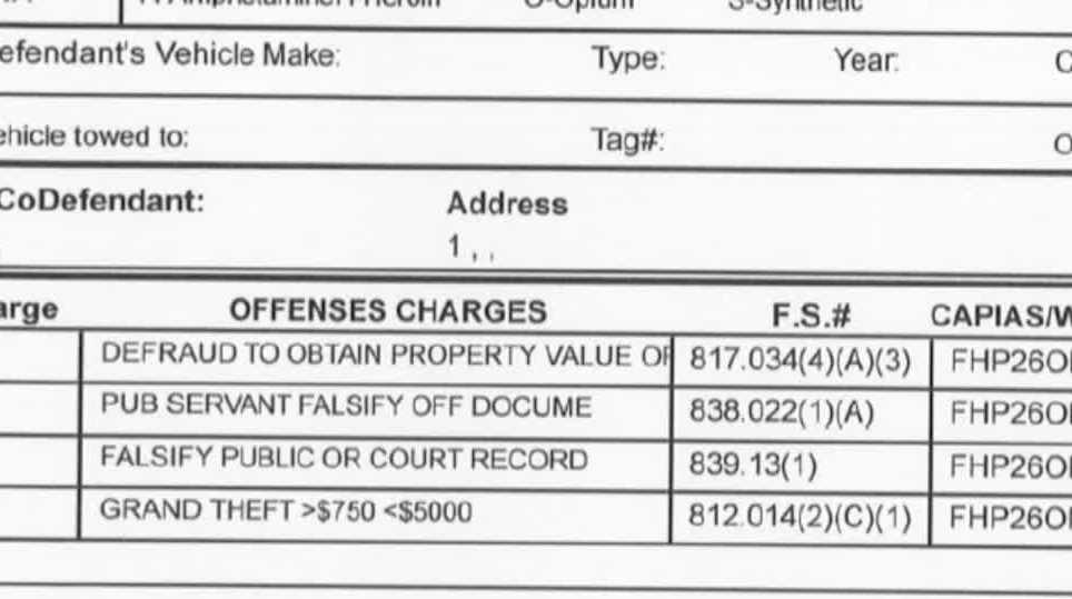 Former Florida Highway Patrol officers charged with fraud and grand theft