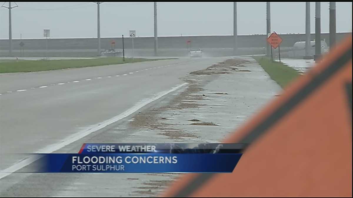 Flooding concerns rise after severe weather slams Port Sulphur