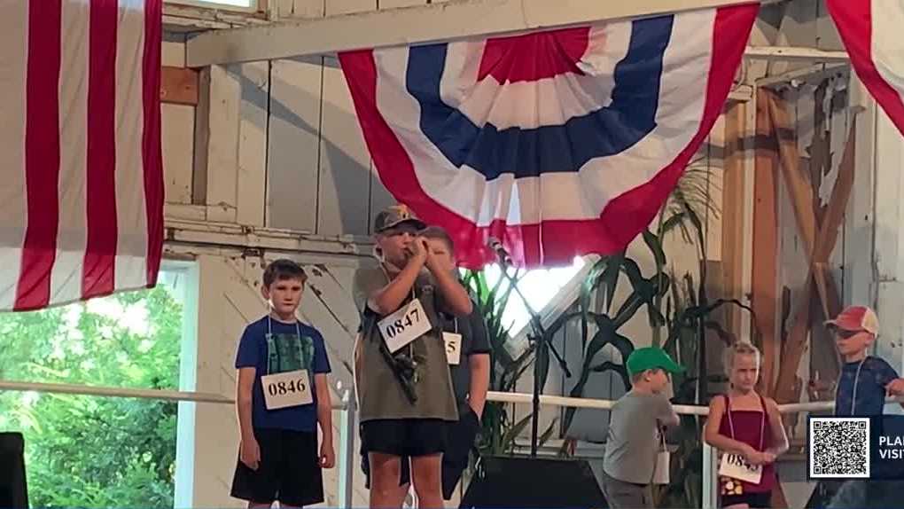 Iowa State Fair Boy wins both youth duck calling and turkey calling contests