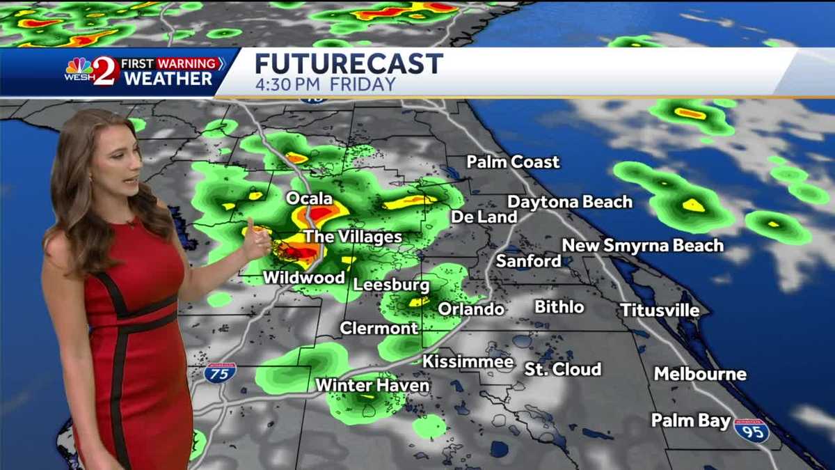 Hot day Friday with storms developing by late afternoon
