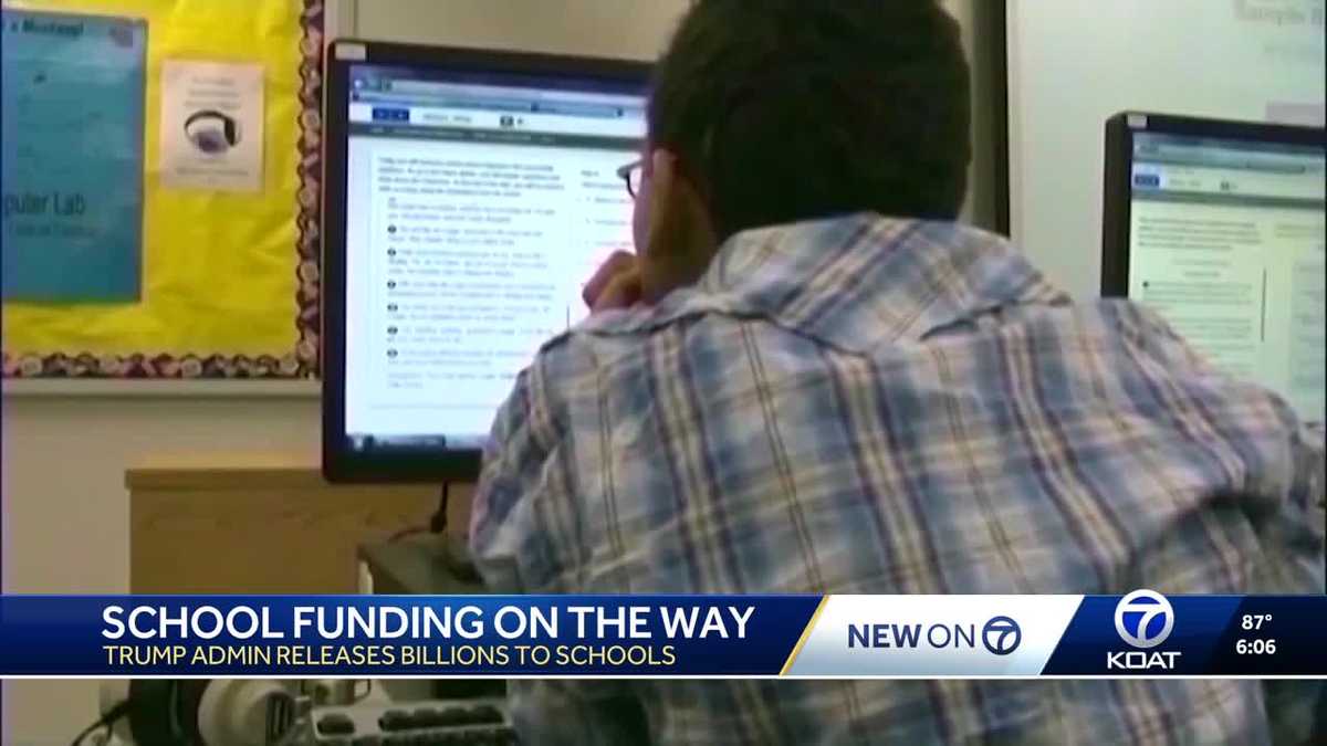 Federal government releases funds for K-12 school districts