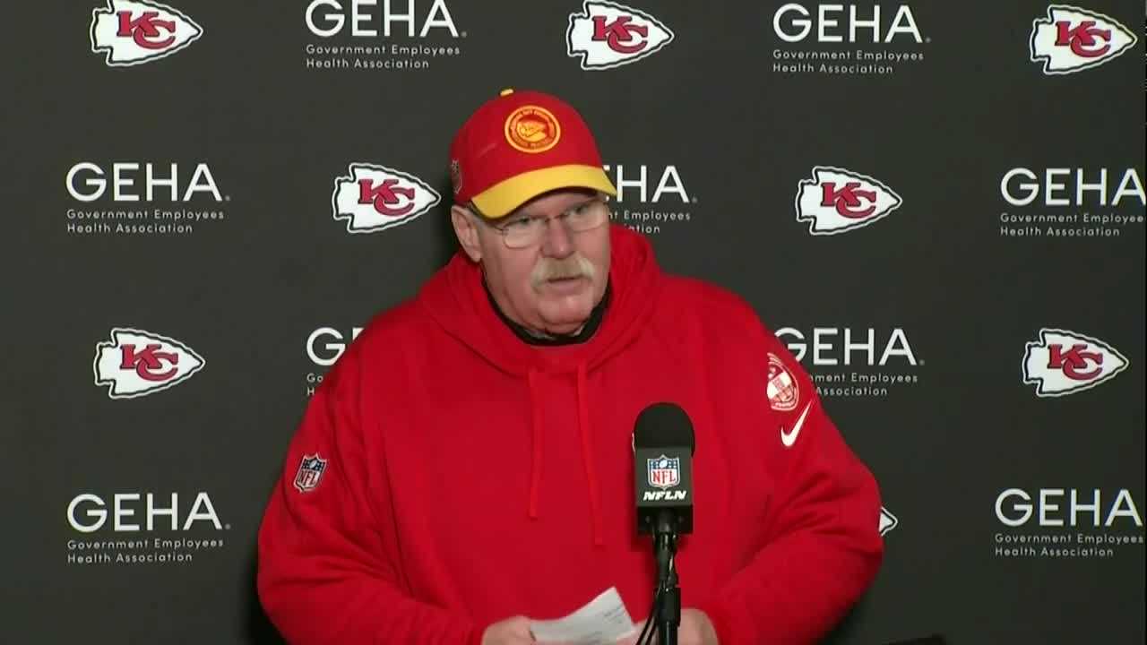 Andy Reid Discusses Mecole Hardman's Fumble Out Of The End Zone