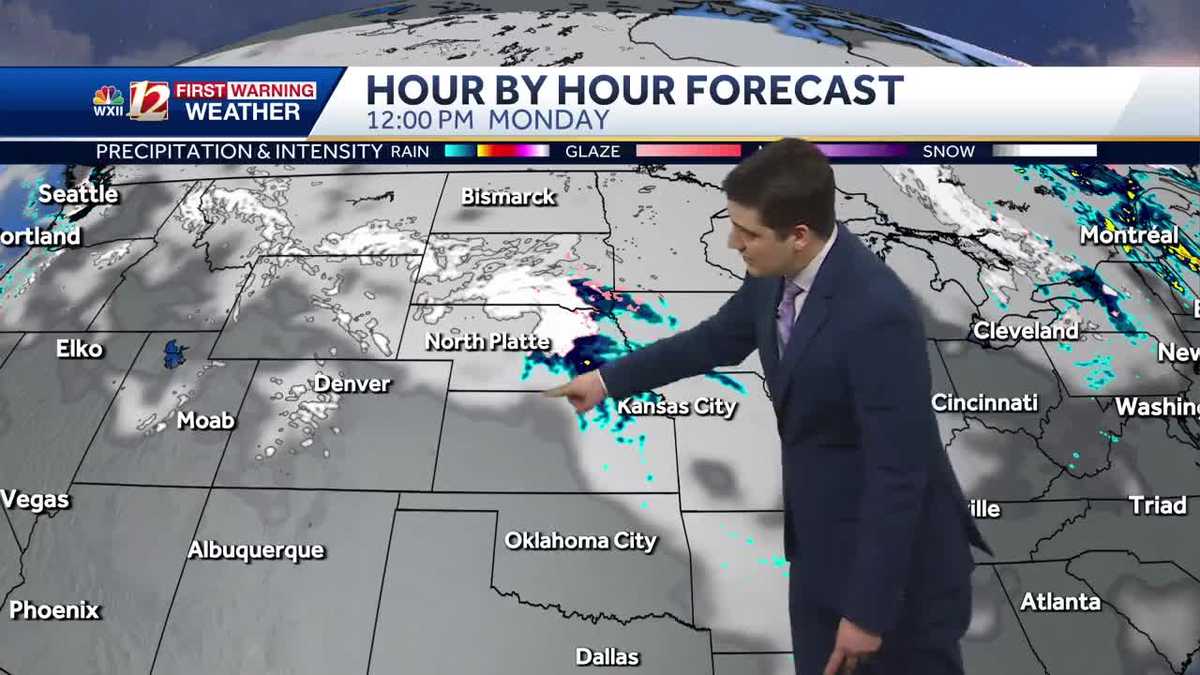 WATCH: Dry & breezy Monday, isolated shower possible New Year's Eve