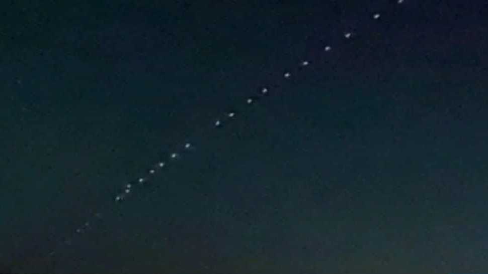 Did you see it? Iowans report line of lights in the sky