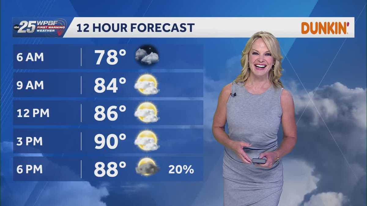 Partly Cloudy with PM Storm Chance