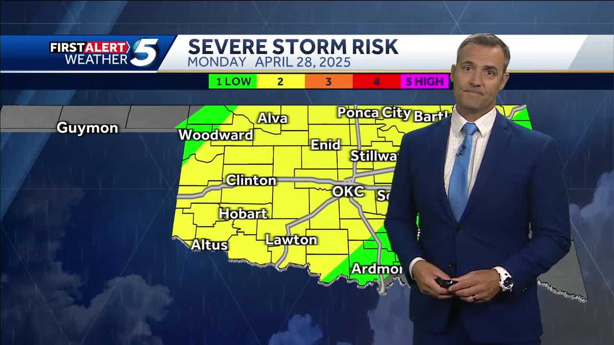 FORECAST: Alert Day, risk late in Oklahoma - KOCO