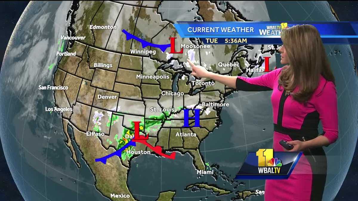 Cloudy and cool on Tuesday