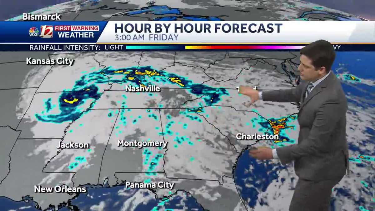 WATCH: Increasing clouds Thursday, rain chance returns Friday
