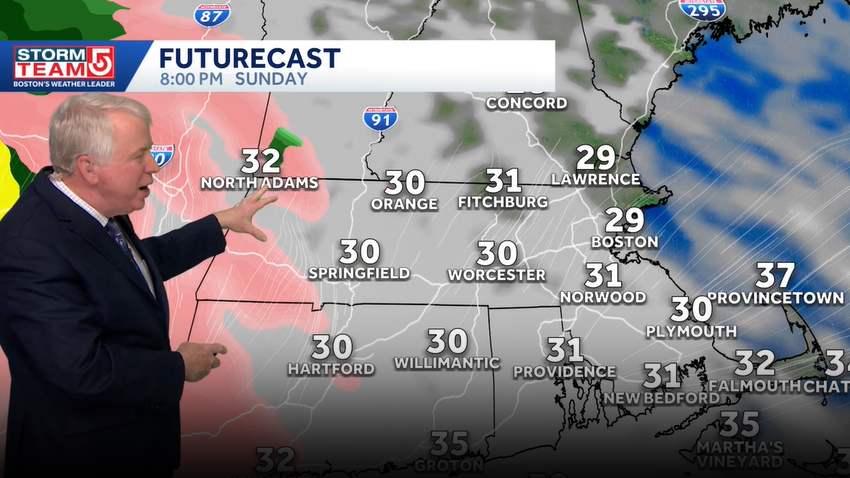 Video: Clear and cold ahead of Sunday storm system